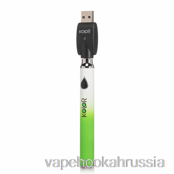 Vape Juice Leaf Buddi Kolor Twist Slim аккумулятор 650 мАч зеленый